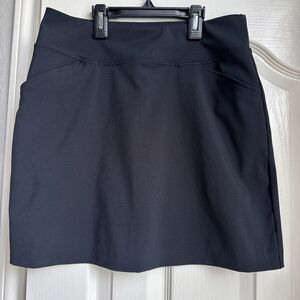 Lilly Pulitzer Luxletic Skort Golf Tennis Athletic Skirt Black Size 0 Waist 28in